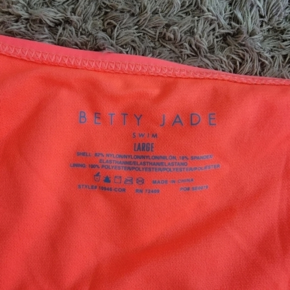 2/$20 NWT Betty Jade Monokini L - Picture 7 of 7